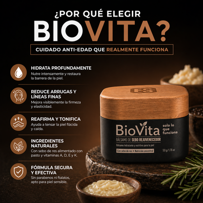 BioVita® Bálsamo Sebo de Res